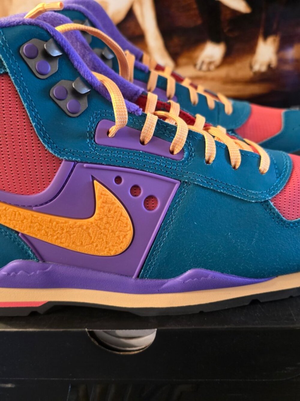 Nike Baltoro SP IH4450-300 Bright Spruce Fruit Punch Men’s Boots Sz 10.5 US NEW - Picture 7 of 16